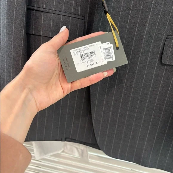 Milano stripe wool canali suit